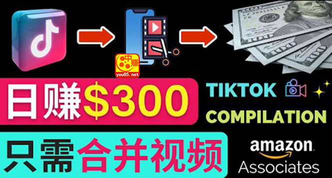 【副业项目3813期】搬运Tiktok短视频到Youtube赚钱，只需下载，合并视频，日赚300美元-元满创业网