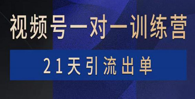 【副业项目4068期】视频号训练营：带货，涨粉，直播，游戏，四大变现新方向，21天引流出单-元满创业网