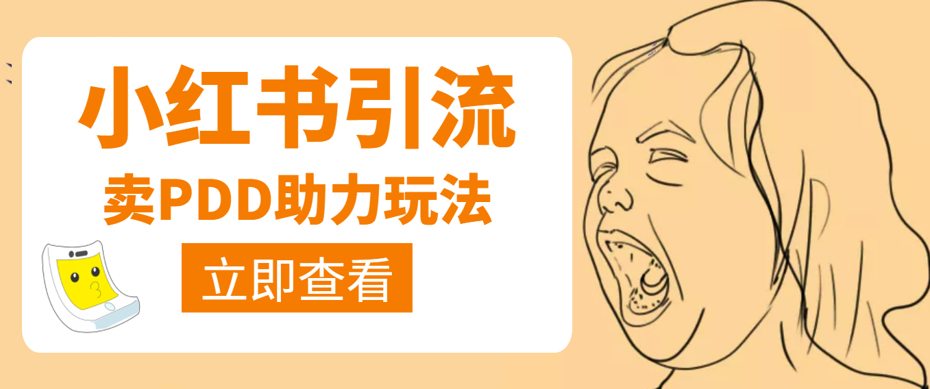【副业项目4230期】利用小红书卖拼多多助力，日赚100+，顺便还能引个流【视频课程】-元满创业网