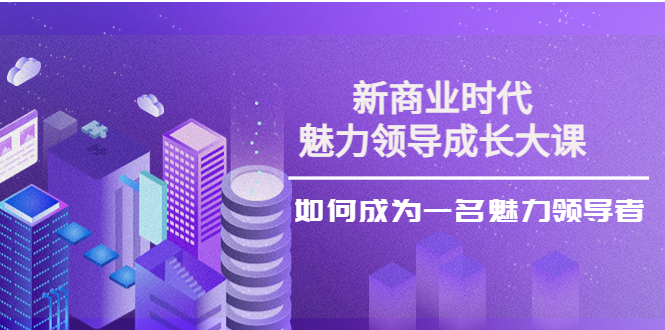 【副业项目4291期】新商业时代·魅力领导成长大课：如何成为一名魅力领导者（26节课时）-元满创业网