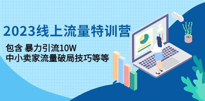 【副业项目4809期】2023线上流量特训营：包含暴力引流10W+中小卖家流量破局技巧等等-元满创业网