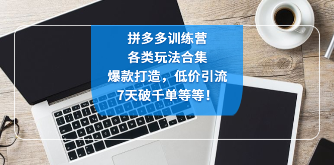 【副业项目4925期】拼多多训练营：各玩法合集，爆款打造，低价引流，7天破千单等等-元满创业网
