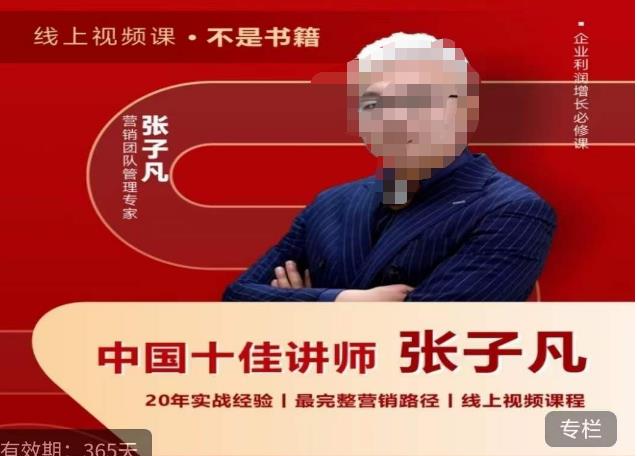 【副业项目6076期】张子凡·20年实战经验，揭秘营销背后的底层逻辑，突破思维局限，从根本上破解营销难题-元满创业网