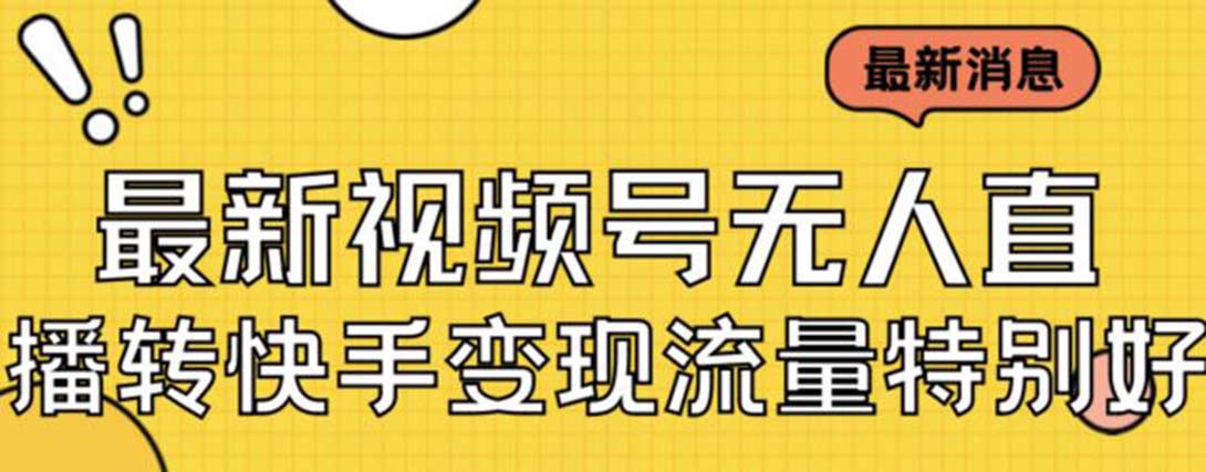 【副业项目7253期】视频号无人直播转快手变现美女玩法日入500+-元满创业网