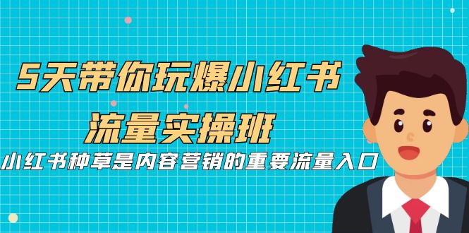 【副业项目7197期】5天带你玩爆小红书流量实操班，小红书种草实战-元满创业网