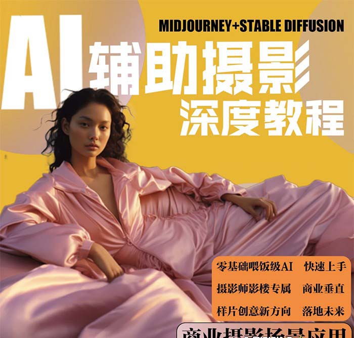【副业8814期】2024年AI辅助摄影人工智能商业应用摄影课程（37节课）-元满创业网