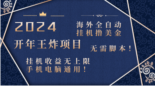 【副业项目8620期】2024海外撸美金项目！手机电脑均可-元满创业网
