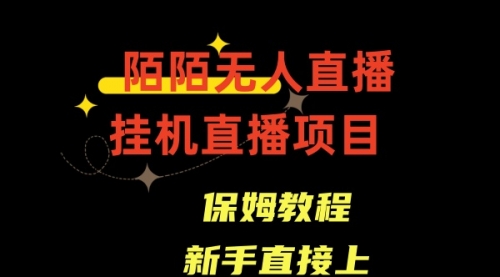 【副业8781期】陌陌无人直播，通道人数少，新手容易上手-元满创业网