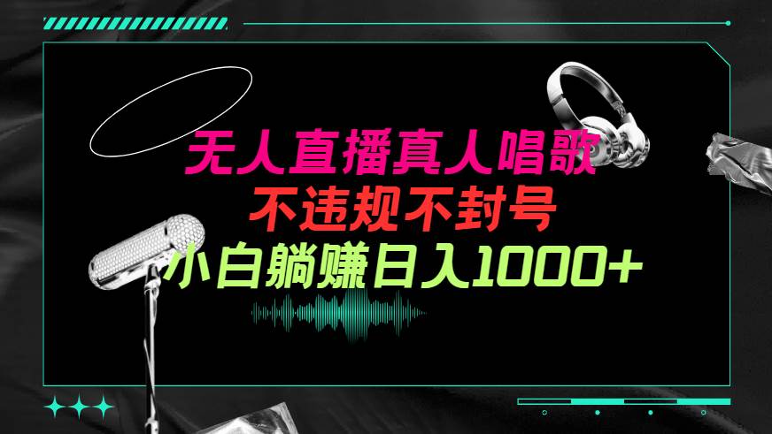 抖音24小时无人直播音乐，不违规，不封号纯撸音浪，小白实操当天日入1000+-元满创业网
