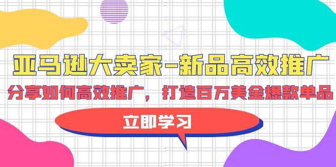 亚马逊 大卖家-新品高效推广，分享如何高效推广，打造百万美金爆款单品-元满创业网