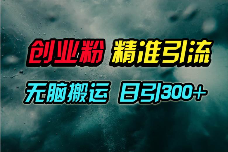 视频号纯搬运日引300+创业粉教程！-元满创业网