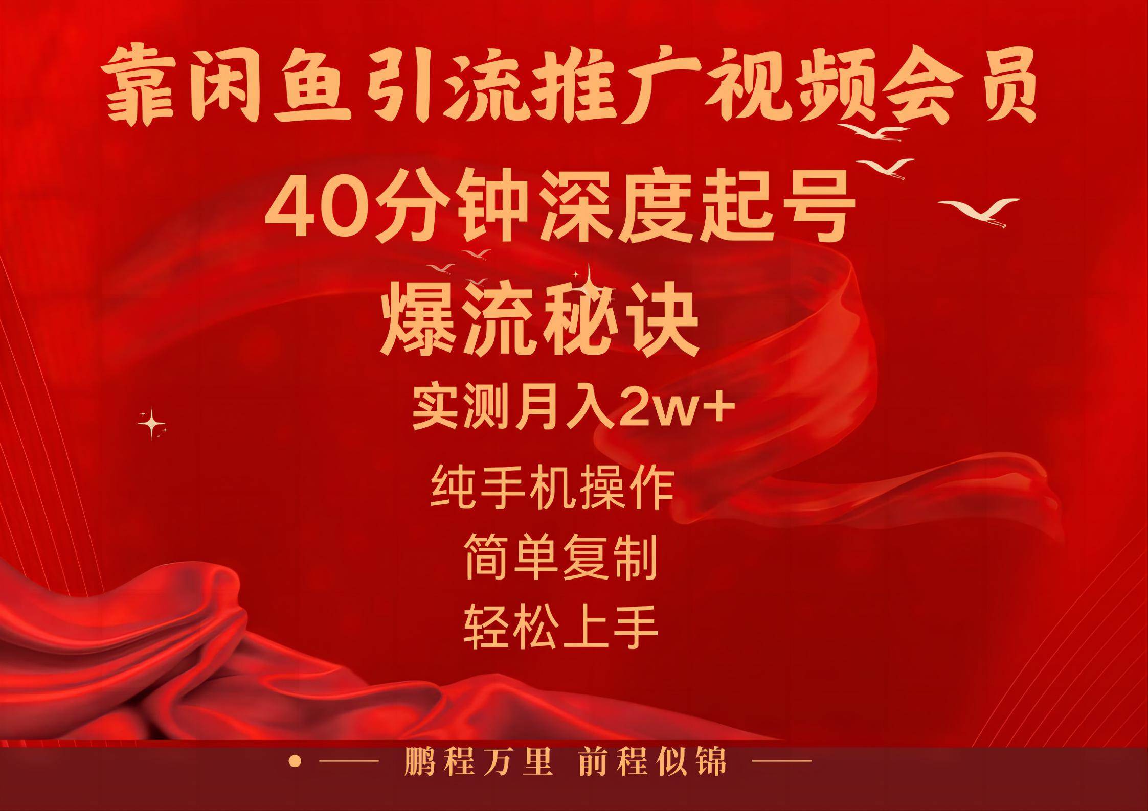 闲鱼暴力引流推广视频会员，能做到日入2W+，操作简单-元满创业网