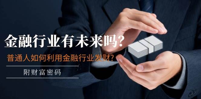 某付费文章：金融行业有未来吗？普通人如何利用金融行业发财?(附财富密码)-元满创业网