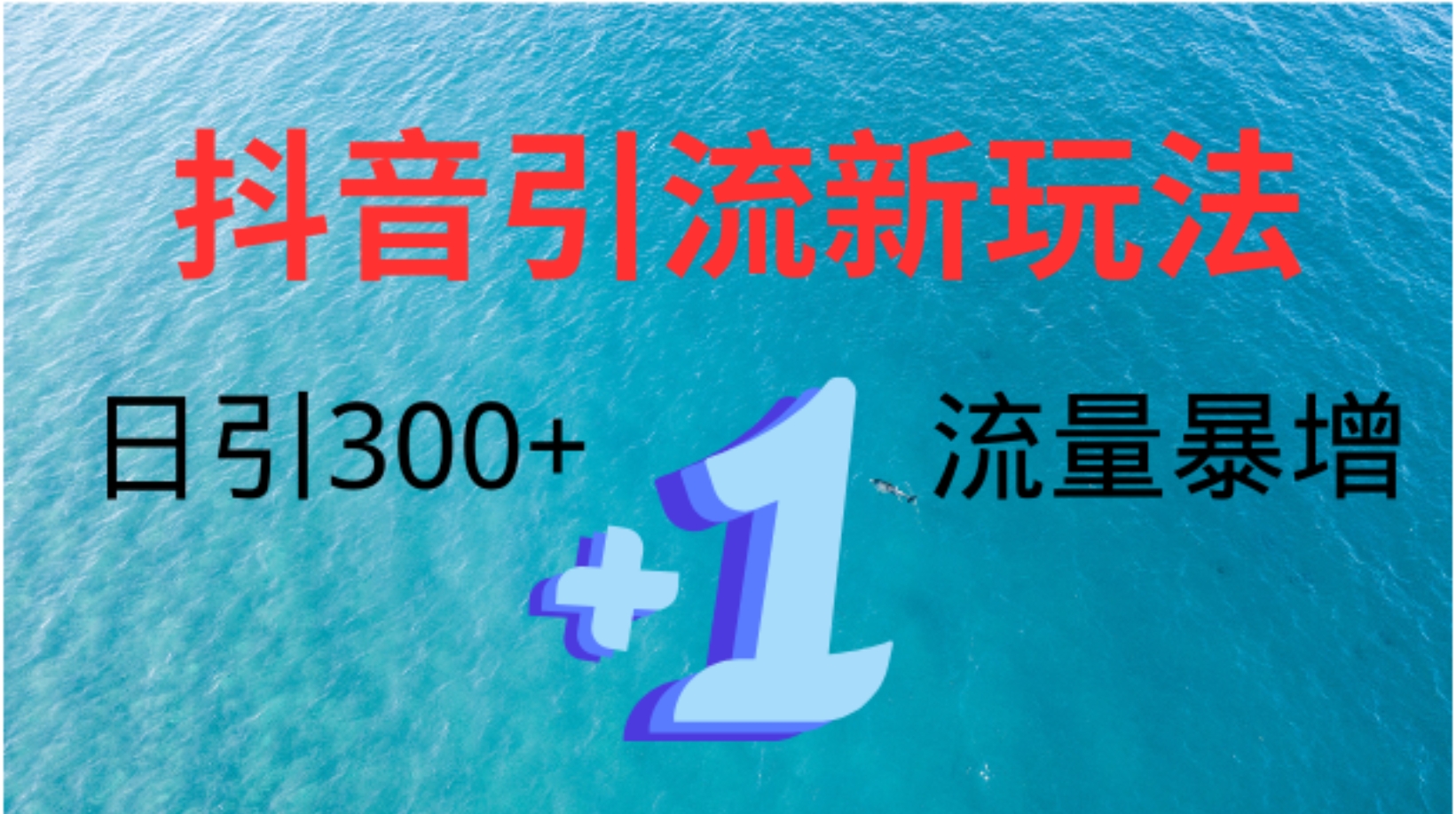 创业粉高效引流，抖音工具号玩法4.0，日引300+-元满创业网