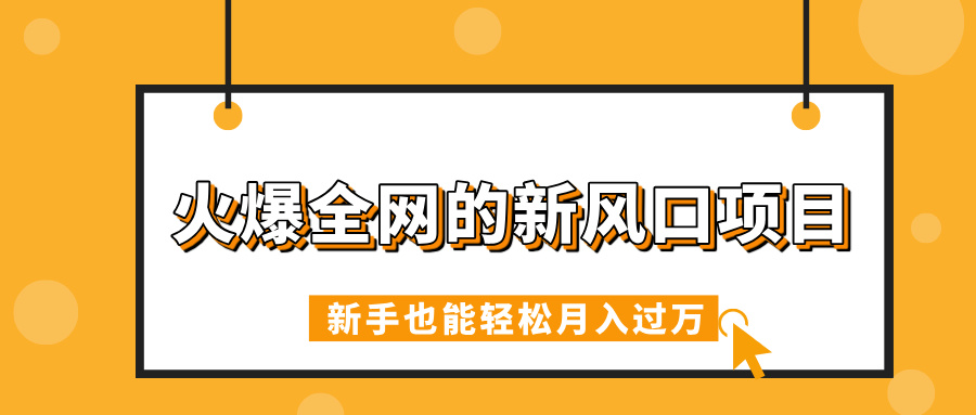 火爆全网的新风口项目，借助人工智能AI算命，精准预测命运，新手也能轻松月入过万-元满创业网