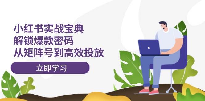 小红书实战宝典：解锁爆款密码，从矩阵号到高效投放-元满创业网